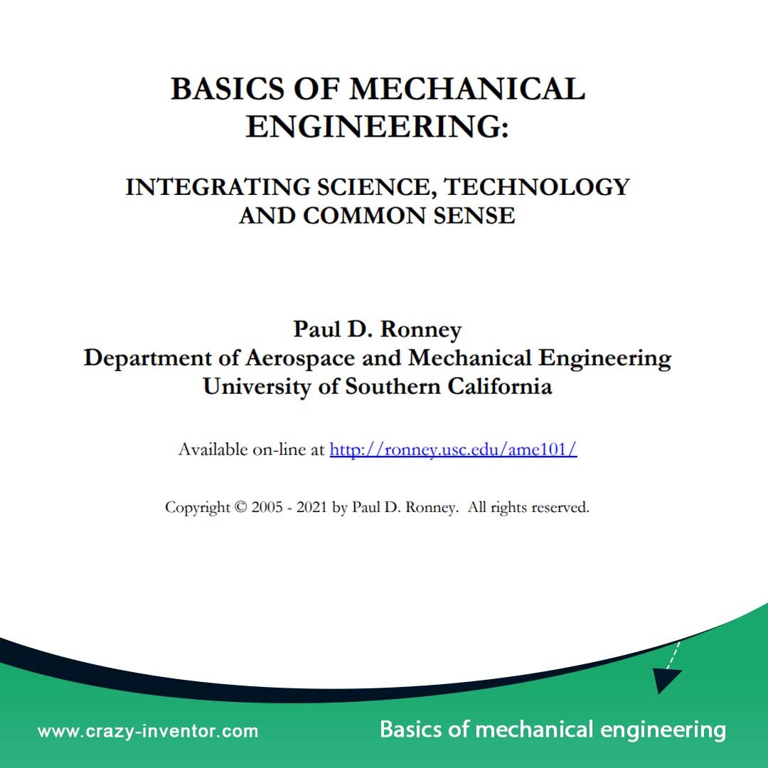 Basics of mechanical engineering